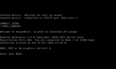 Intro screen of Amiga4ever