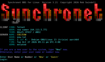 Intro screen of The Crypts